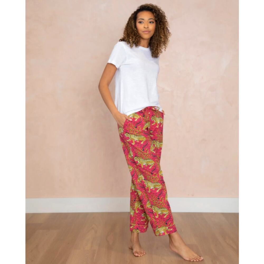 NWT Printfresh Pajama Lounge PJ Pants Bagheera Hot Pink Size Medium